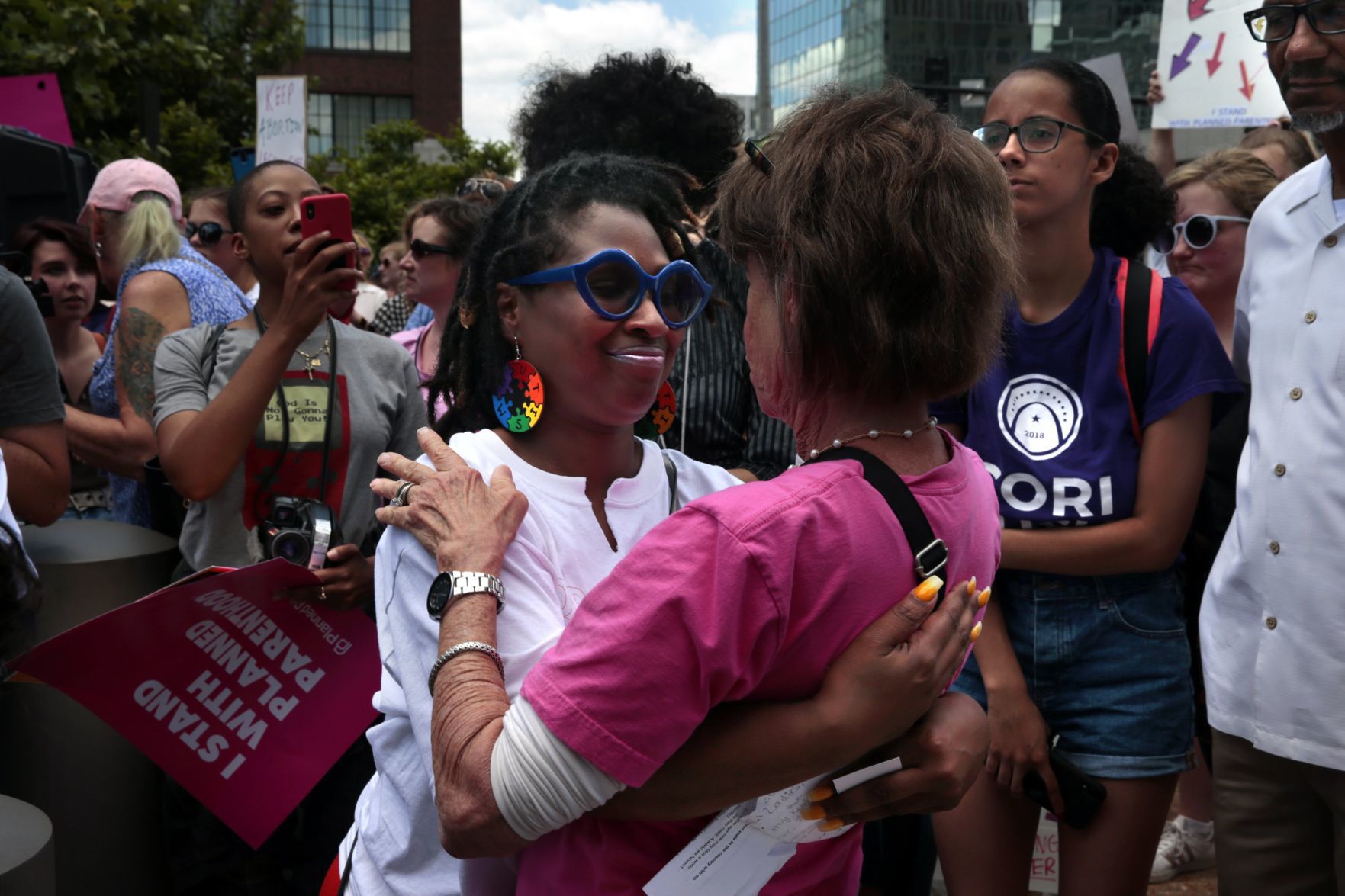 Abortion rights rally results in arrests downtown